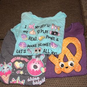 Girls shirts size 10/12